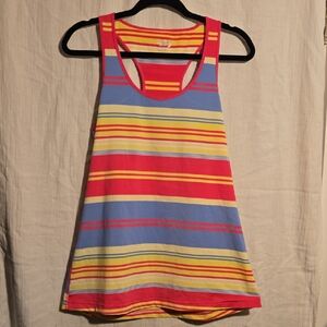 MTA Sport Colorful Striped Tank Top